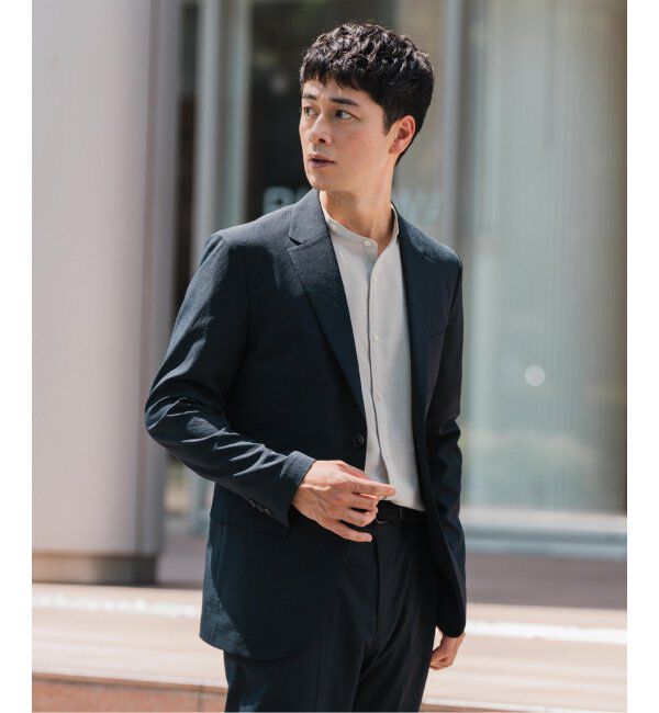 EDIFICE「"高通気＆吸水速乾" BREEZE COOL AKIHA 2B ジャケット【セットアップ着用可】」|テーラードジャケット|