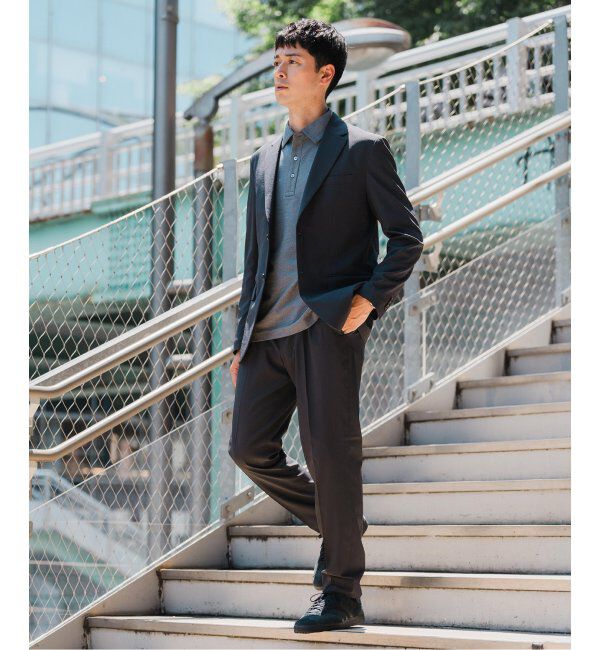 EDIFICE「"高通気＆吸水速乾" BREEZE COOL AKIHA 2B ジャケット【セットアップ着用可】」|テーラードジャケット|