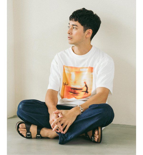 EDIFICE「INSONNIA PROJECTS(インソニア プロジェクト) for EDIFICE 別注  blur LAW Tシャツ」|Tシャツ・カットソー|