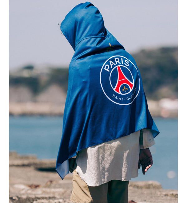 Paris Saint-Germain「【Paris Saint-Germain / パリ・サン＝ジェルマン】JP Hooded Cool Towel」|タオル|ネイビー