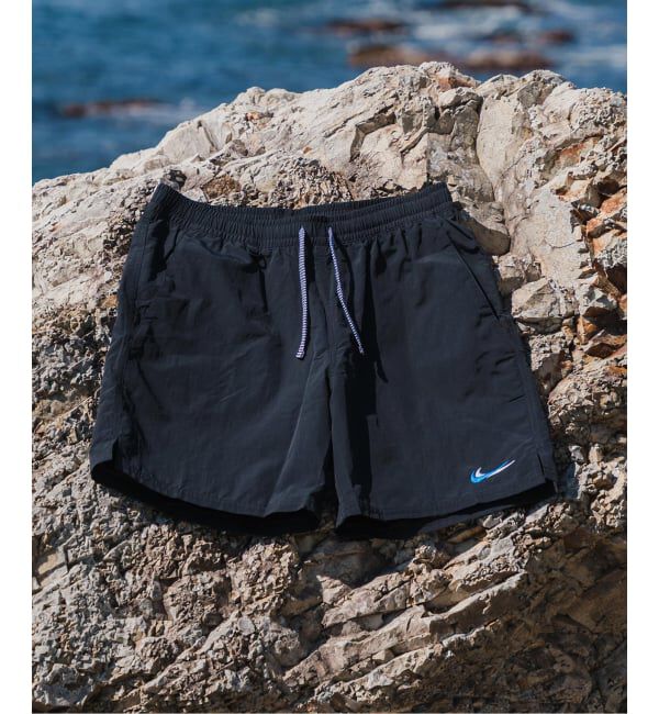 EDIFICE「《WEB限定》NIKE SWIM (ナイキ スイム) 限定 ボレーショーツ」|その他|ブラック