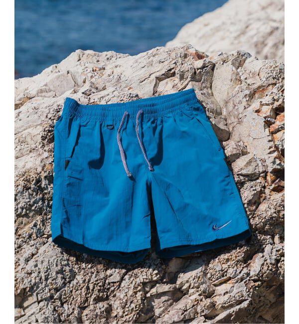 EDIFICE「《WEB限定》NIKE SWIM (ナイキ スイム) 限定 ボレーショーツ」|その他|グリーン