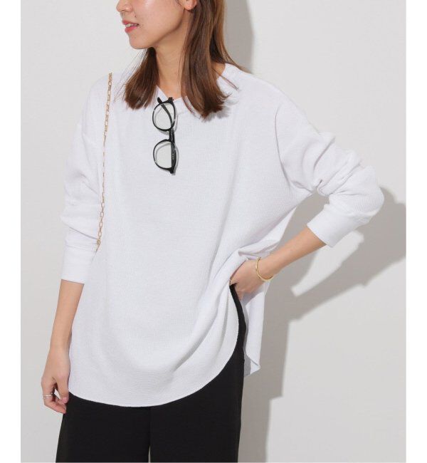 JOURNAL STANDARD relume「《追加6》TCワッフルオーバーサイズロングスリーブTシャツ」|Tシャツ・カットソー|