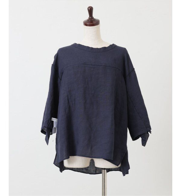 journal standard luxe「フレンチリネンキャンバス フリルプルブラウス」|シャツ・ブラウス|