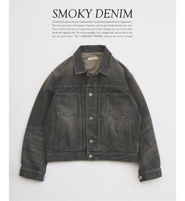 JOURNAL STANDARD relume「スモーキーデニム トラッカージャケット」|デニムジャケット|ブラック A