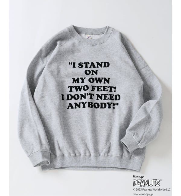 JOURNAL STANDARD relume「PEANUTS / ピーナッツ 別注 FANTASY A&G INC プリントスウェット WINTER」|スウェット・ジャージ|