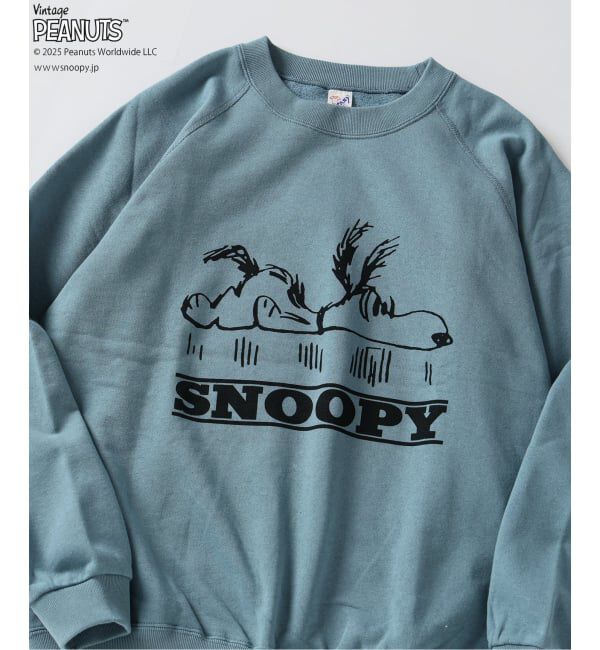 JOURNAL STANDARD relume「PEANUTS / ピーナッツ 別注 FANTASY A&G INC プリントスウェット WINTER」|スウェット・ジャージ|ブルー A