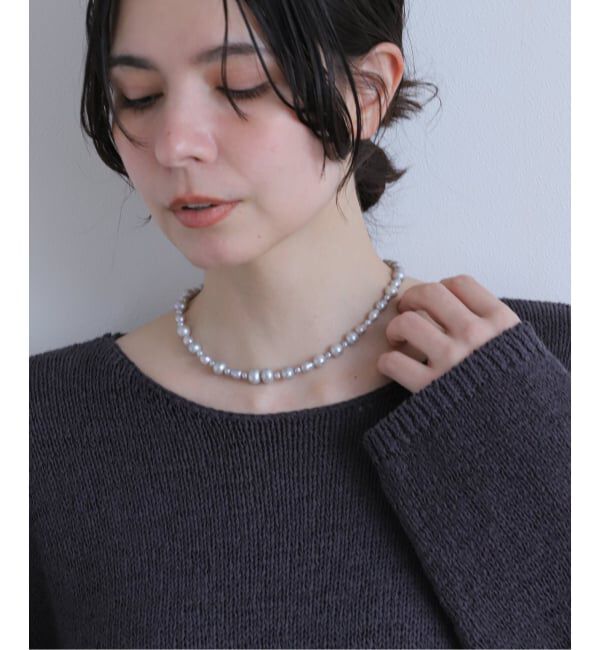 JOURNAL STANDARD「【LES BONBON/ル ボンボン】 eluna gray pearl necklace」|ネックレス|
