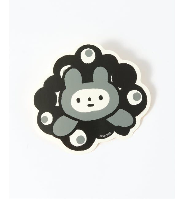 JOURNAL STANDARD「きっこうちゃん ・モノクロミャクミャク ダイカットステッカー(ナリキリ)」|その他|その他カラー K