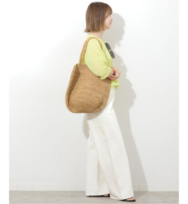 JOURNAL STANDARD relume「《予約》PEリネンハーフスリーブプルオーバー」|ニット・セーター|