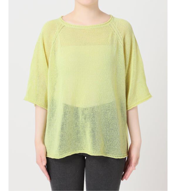 JOURNAL STANDARD relume「《予約》PEリネンハーフスリーブプルオーバー」|ニット・セーター|