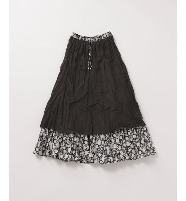 JOURNAL STANDARD relume「《WEB限定追加予約2》コットンボイルクリンクルティアードスカート（柄）」|スカート|