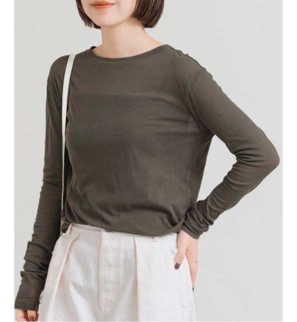 FRAMeWORK「≪追加≫HTシアーロングTee5」|Tシャツ・カットソー|