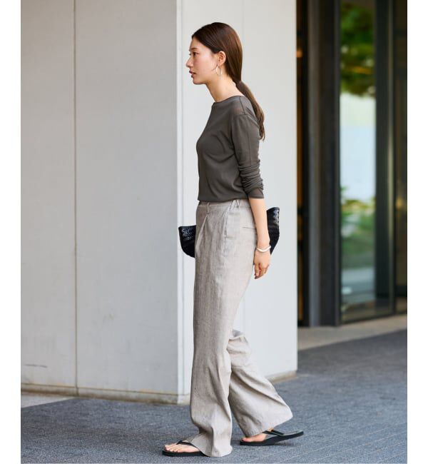 FRAMeWORK「≪追加≫HTシアーロングTee5」|Tシャツ・カットソー|