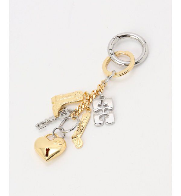 U by SPICK&SPAN「GANNI / ガニーGanni Bou Charms Keyring Silver an」|キーケース|その他カラー K