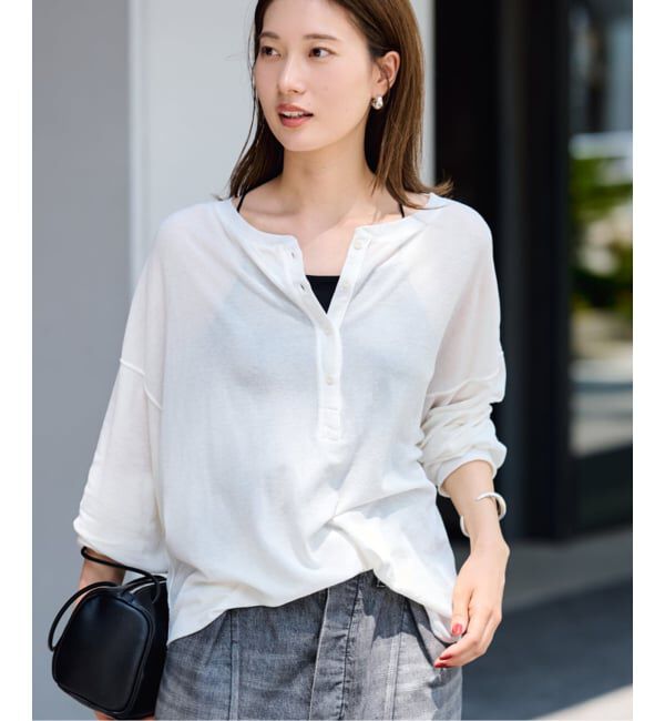 FRAMeWORK「≪追加≫サーフニットヘンリーTee2」|Tシャツ・カットソー|