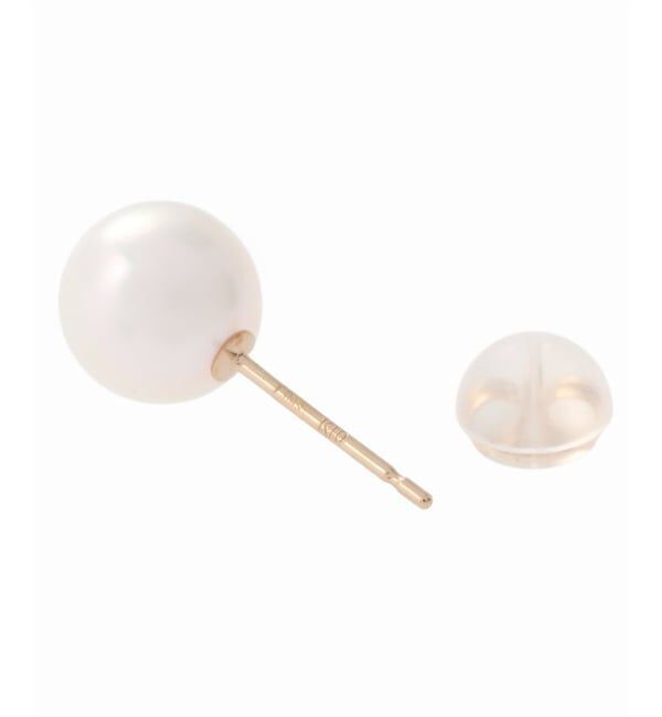 Lilas by Spick&Span「アコヤパール7mmピアス K10（両耳）」|ピアス|