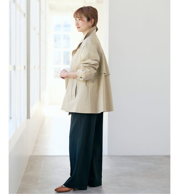 Spick and Span「CO/PAスタンドカラーショートコート」|その他|