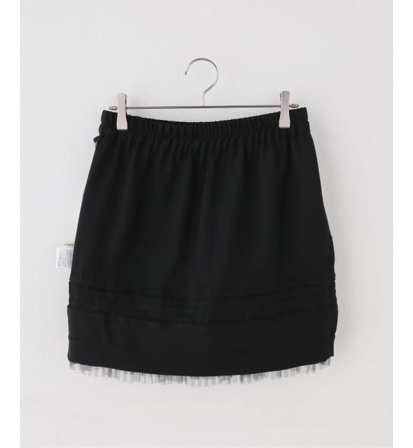 U by SPICK&SPAN「ARCHIVE STANCE/アーカイブスタンス 2way tulle pleats skirt」|スカート|