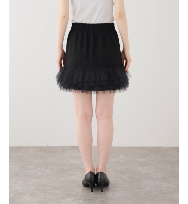 U by SPICK&SPAN「ARCHIVE STANCE/アーカイブスタンス 2way tulle pleats skirt」|スカート|