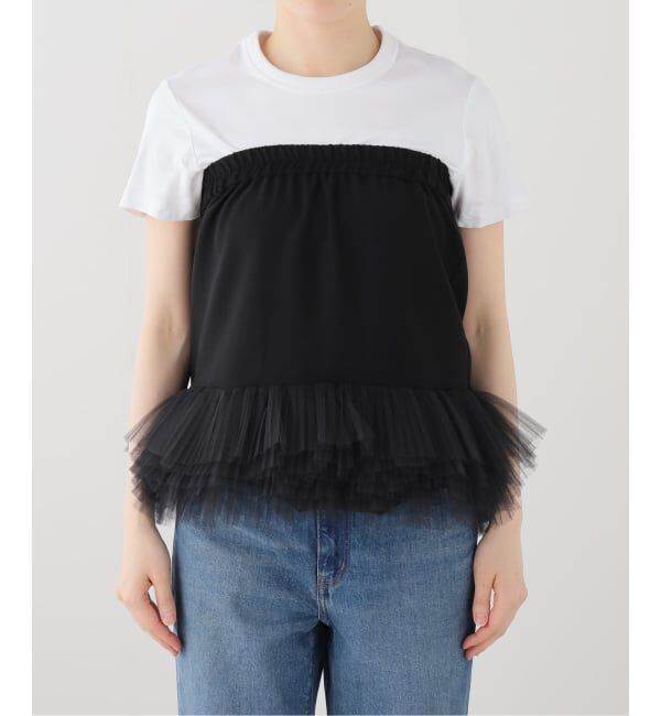 U by SPICK&SPAN「ARCHIVE STANCE/アーカイブスタンス 2way tulle pleats skirt」|スカート|