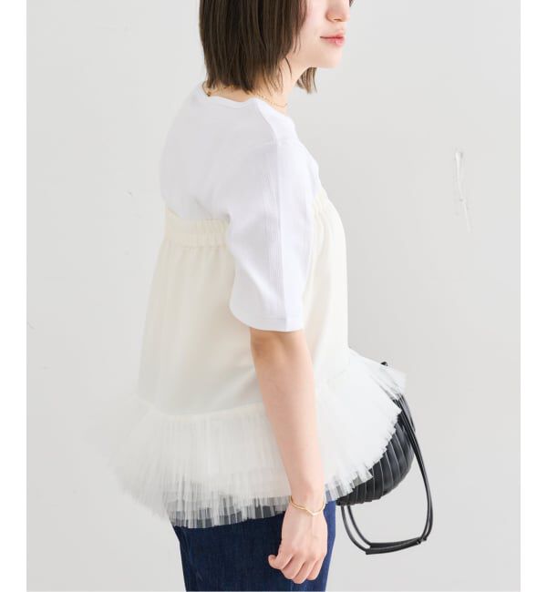 U by SPICK&SPAN「ARCHIVE STANCE/アーカイブスタンス 2way tulle pleats skirt」|スカート|