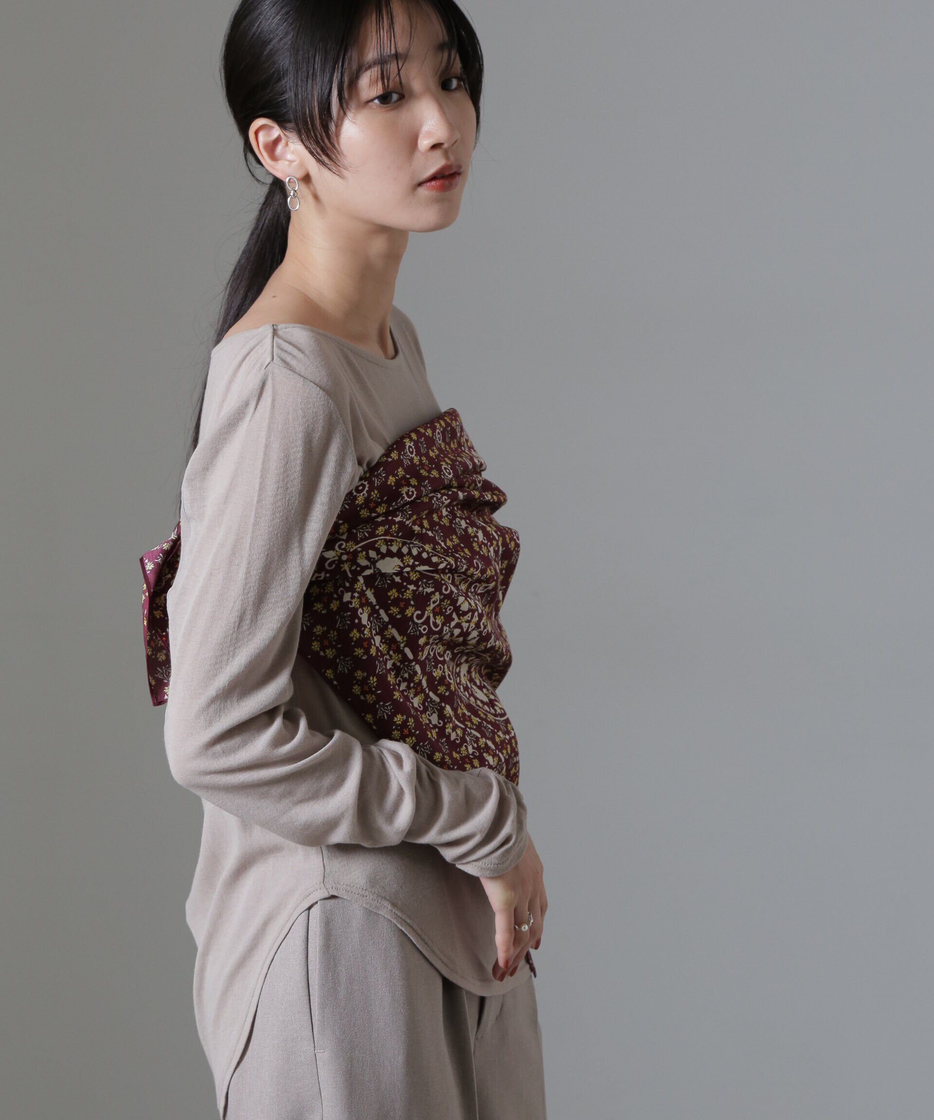 nano･universe「バンダナ柄フラワースカーフ」|その他|