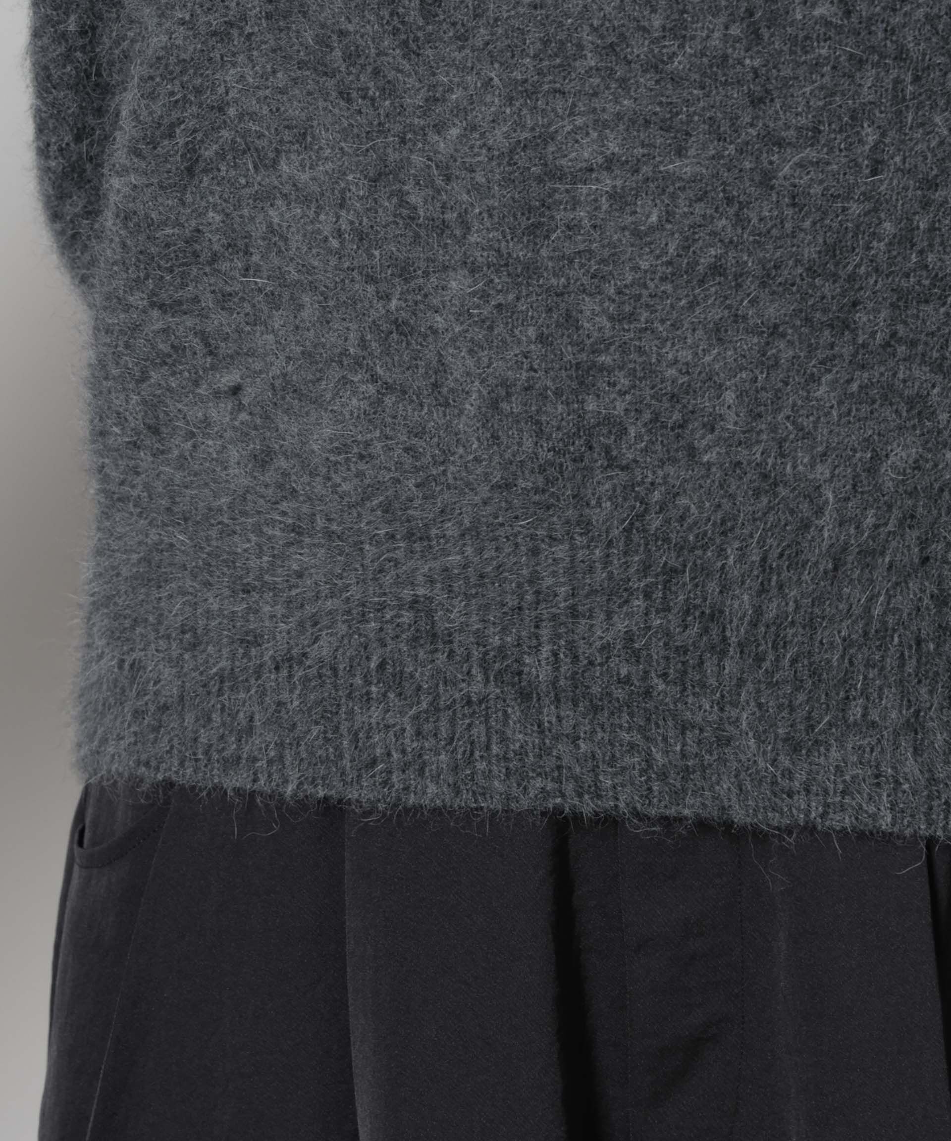 nano･universe「ウォッシャブルフォックスVネックニットプルオーバー」|ニット・セーター|