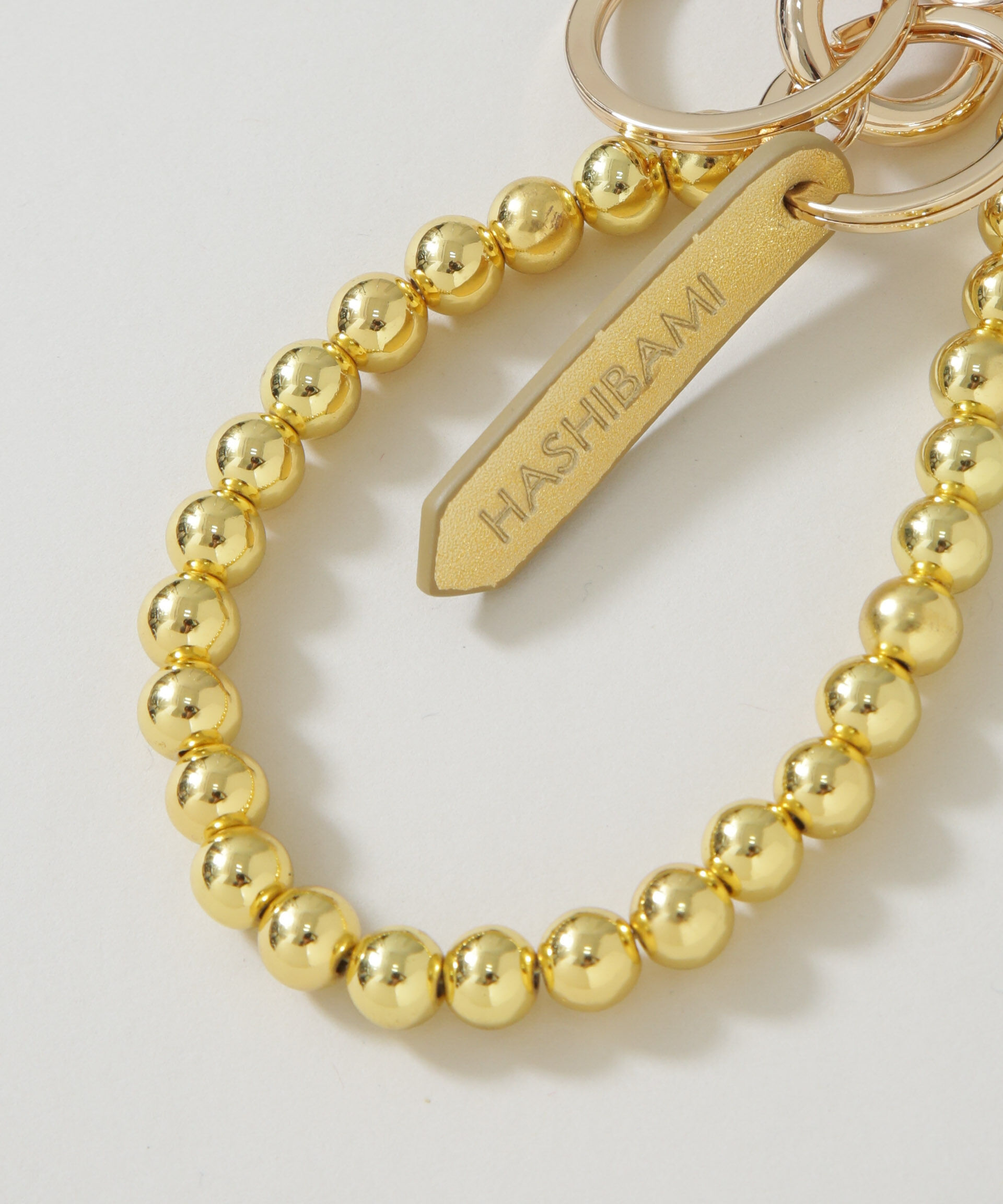 nano･universe「HASHIBAMI/ヘマタイト 丸玉 スマホハンドストラップ」|その他|