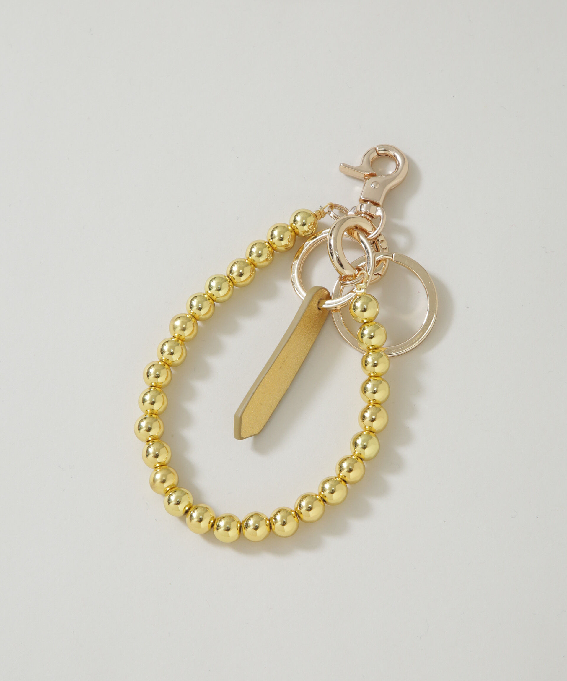 nano･universe「HASHIBAMI/ヘマタイト 丸玉 スマホハンドストラップ」|その他|