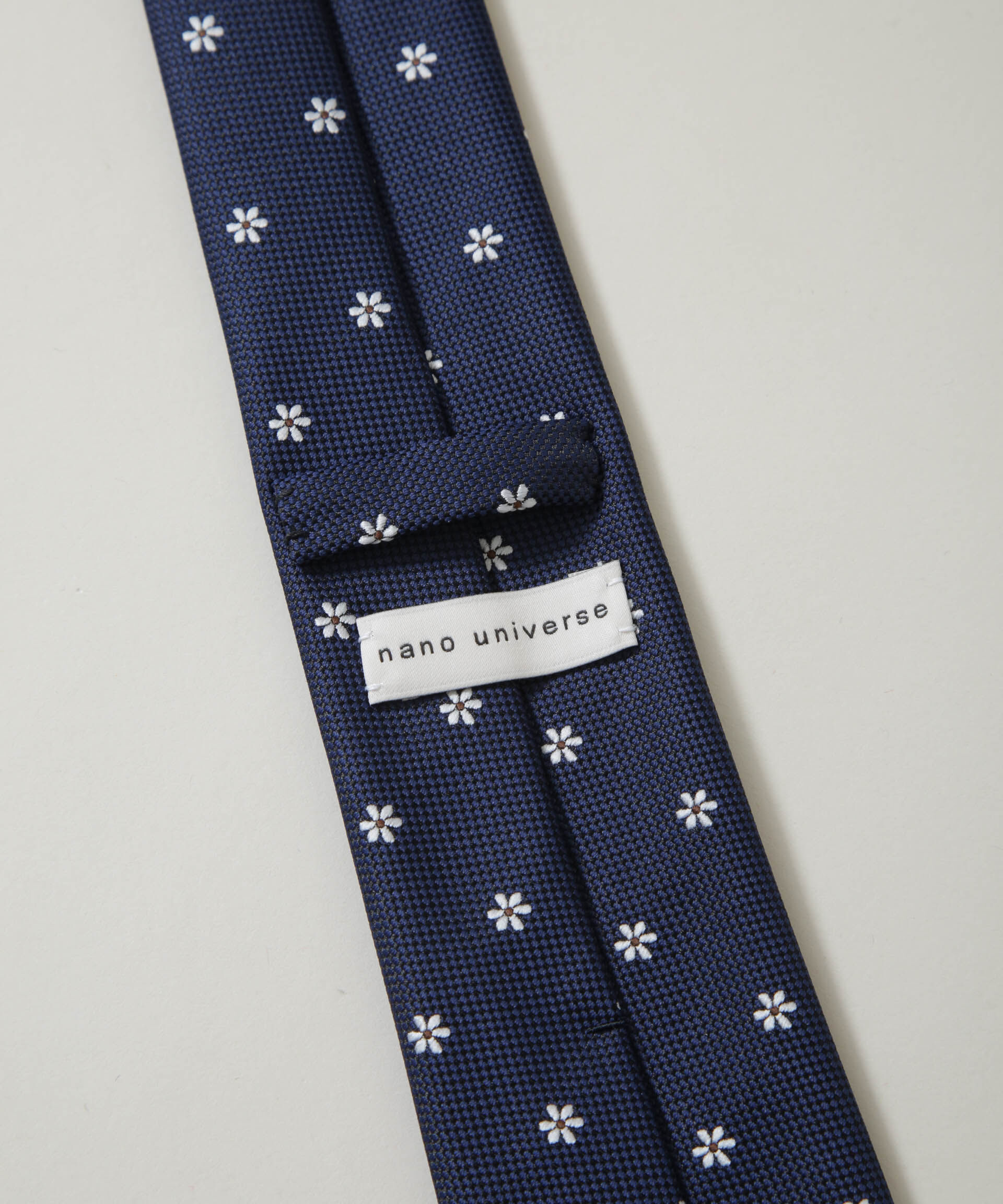 nano･universe「京都西陣ウォッシャブルフラワーモチーフネクタイ」|ネクタイ・蝶ネクタイ|