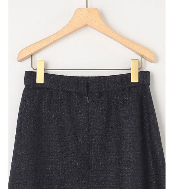 組曲「【KUMIKYOKU NAVY】ラメループモールツイード フレアスカート」|スカート|