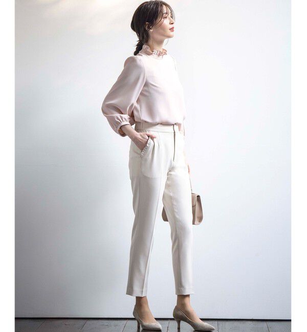 組曲「【KUMIKYOKU NAVY】コンフォータブルドレープフリル テーパードパンツ」|その他|