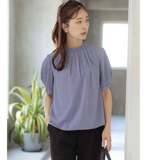 組曲「ライトデシンフリル襟 ブラウス」|シャツ・ブラウス|