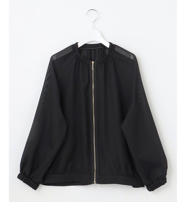 自由区「【新色追加・持ち運びに最適】メッシュ ブルゾン」|ブルゾン・スタジャン|