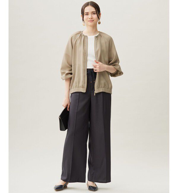 自由区「【新色追加・持ち運びに最適】メッシュ ブルゾン」|ブルゾン・スタジャン|