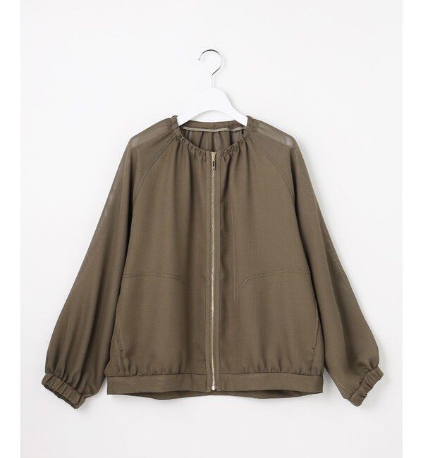 自由区「【新色追加・持ち運びに最適】メッシュ ブルゾン」|ブルゾン・スタジャン|