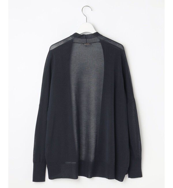 自由区「【アンサンブル対応・洗える】ドライシアーファインゲージ カーディガン」|カーディガン|