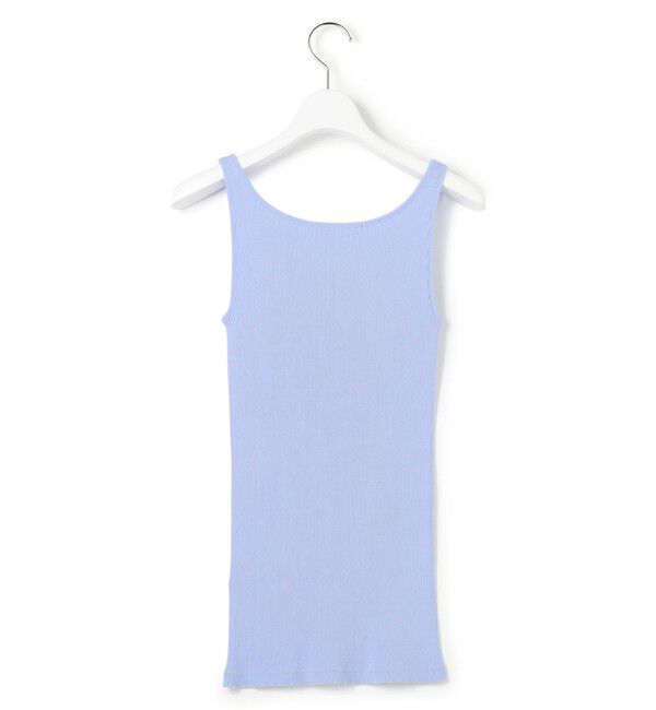 23区「【新色追加/見上愛さん着用】オーガニック コットンリブ タンクトップ」|タンクトップ|