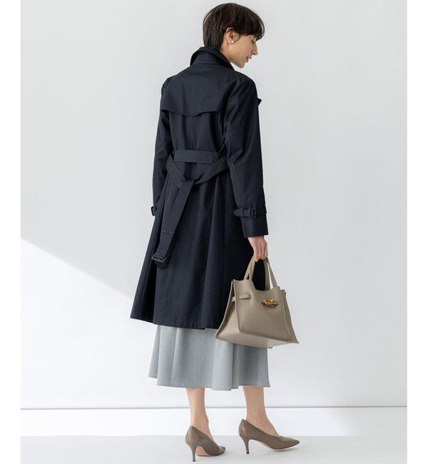 23区「エアータンブラー TCギャバジン ロング トレンチコート」|トレンチコート|