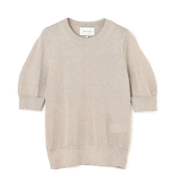 BEIGE,「SMITHONITE / リュクスグリッター コクーンプルオーバー 」|ニット・セーター|