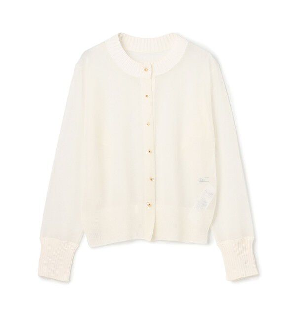BEIGE,「PYRRHOT / シアーコンビ リブカーディガン」|ニット・セーター|
