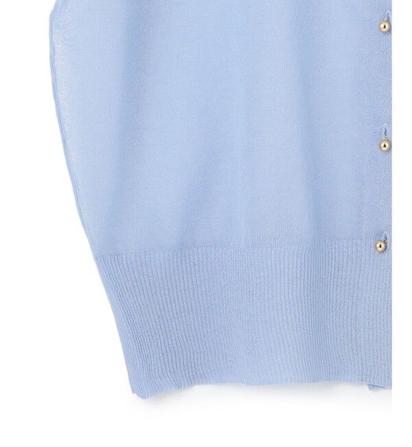 BEIGE,「PYRRHOT / シアーコンビ リブカーディガン」|ニット・セーター|