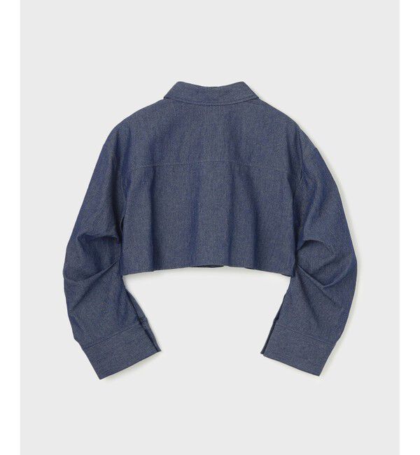  「タックスリーブデニムシャツ」|シャツ・ブラウス|