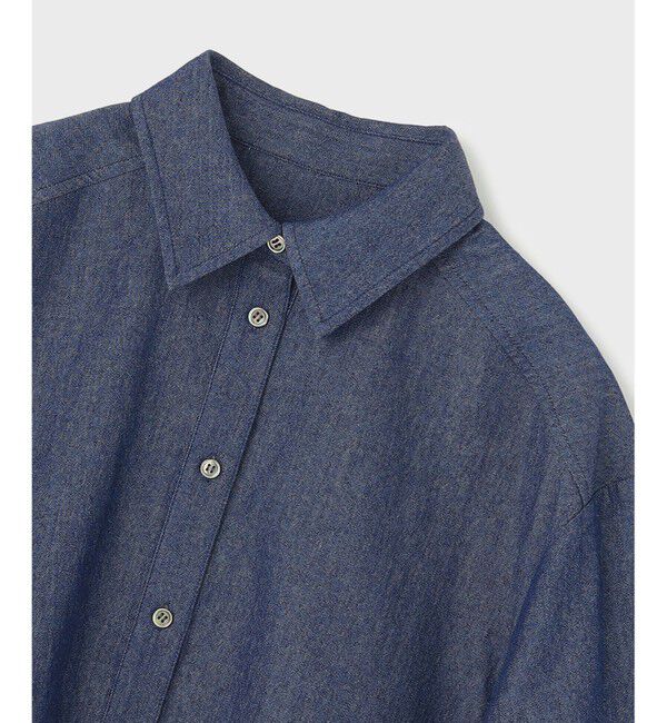  「タックスリーブデニムシャツ」|シャツ・ブラウス|