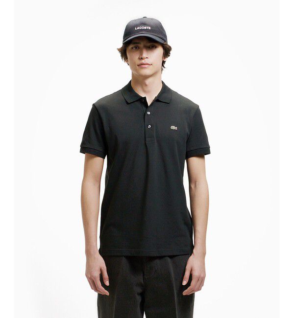 LACOSTE「スリムフィットソリッドポロシャツ（半袖）」|ポロシャツ|