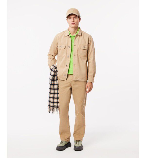 LACOSTE「ウォッシュドペインターパンツ」|デニム|