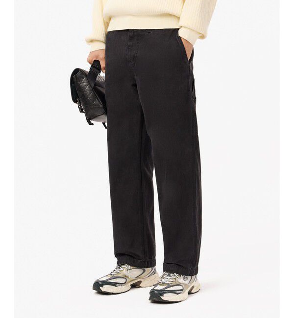 LACOSTE「ウォッシュドペインターパンツ」|デニム|