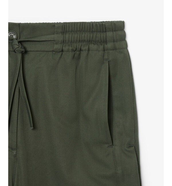 LACOSTE「アシンメトリー ワイドストレート カーゴポケットパンツ」|サルエル|