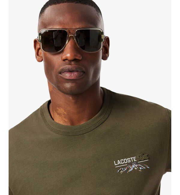 LACOSTE「シャンタコバックプリントTシャツ」|Tシャツ・カットソー|